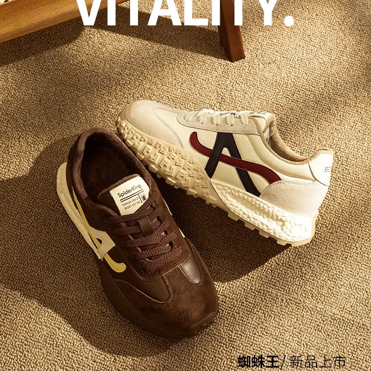 蜘蛛王超轻运动加绒阿甘鞋