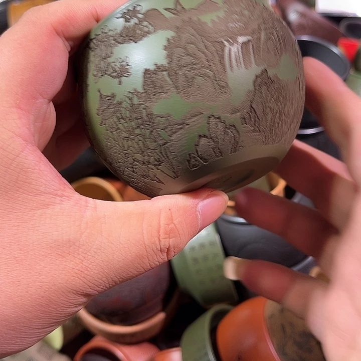 茶杯紫砂全手工紫砂主人杯