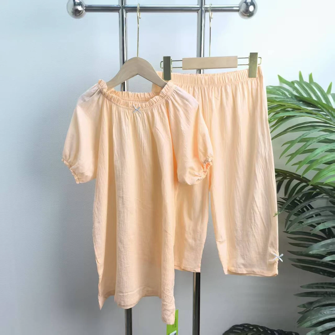 【6016】粉色清新夏日居家服