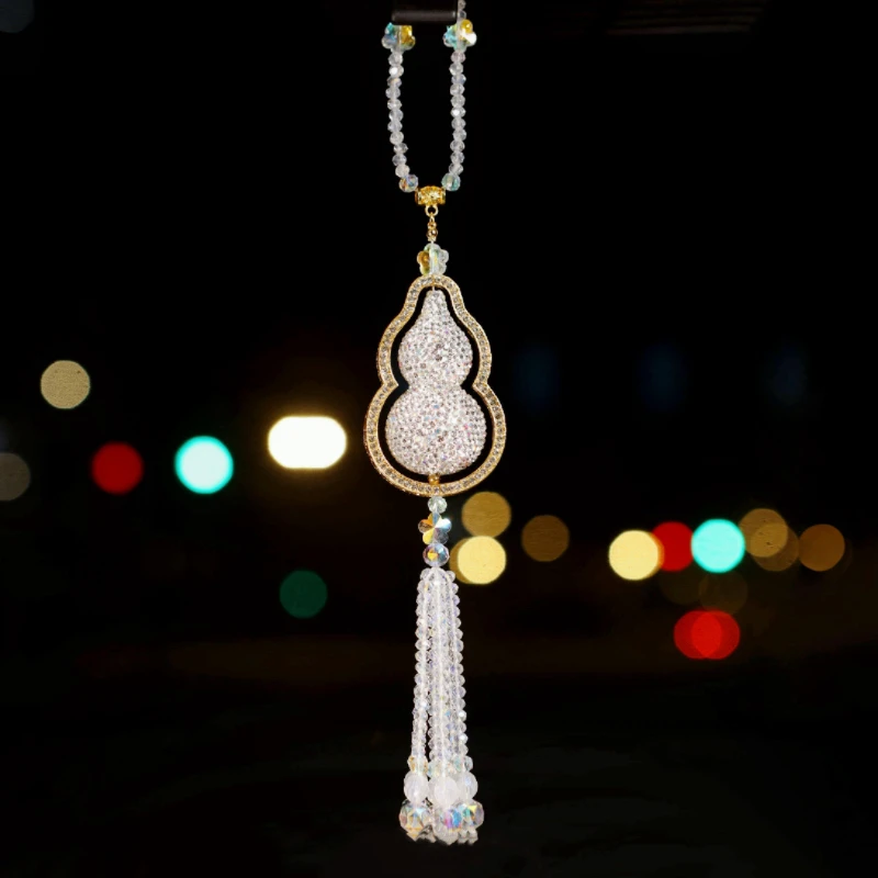 【护路葫芦】升级款镶钻轻奢风汽车葫芦挂件高级感车内装饰车载挂件