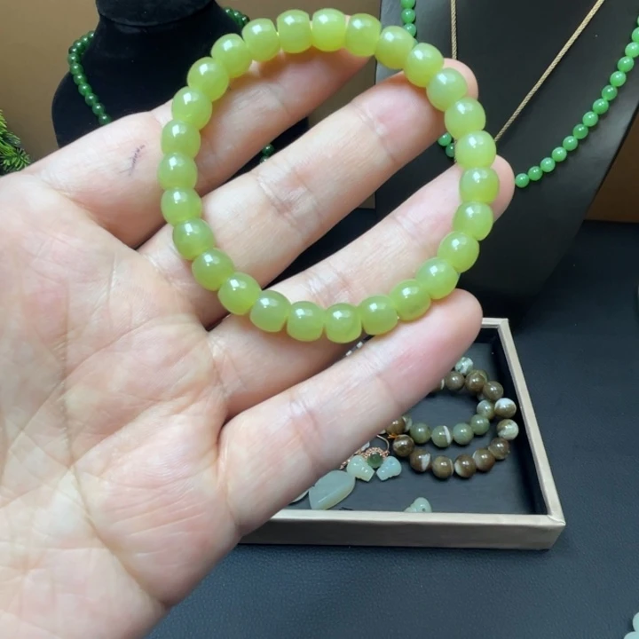 和田玉（黄玉）未镶嵌手链