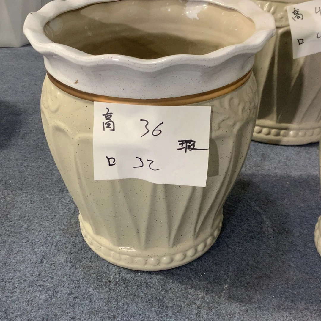 高温陶瓷花盆微瑕