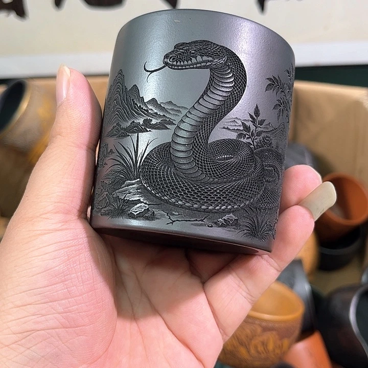 茶杯紫砂全手工紫砂主人杯