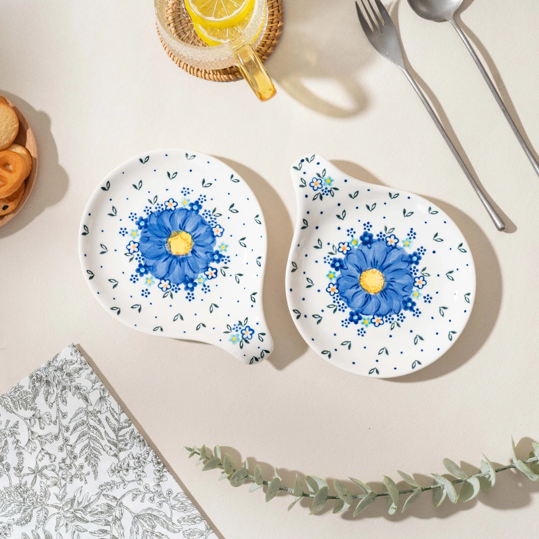 【SILESIA/出口原单】勿忘我-7寸单把杯盖2个装