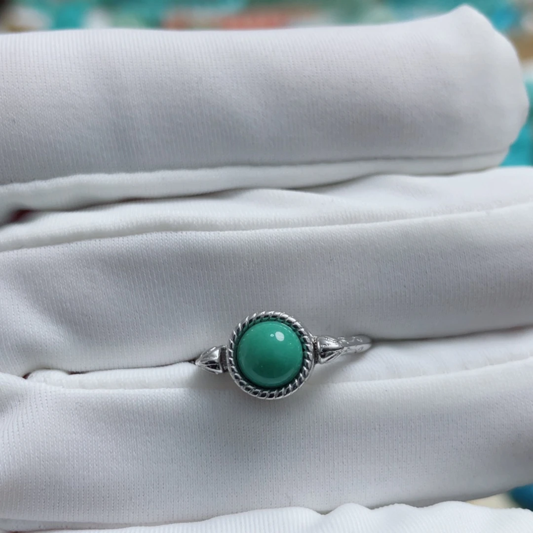 绿松石银S925镶嵌珠宝奇石