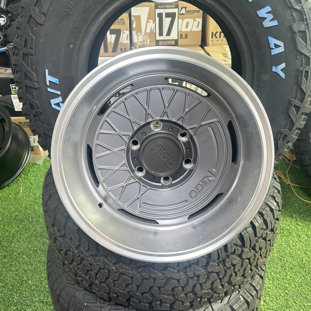 耐固05复古17寸越野轮毂适配坦克300北京40长城炮普拉多