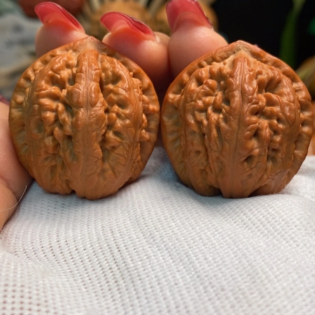 把件文玩核桃龙鳞纹粗筋