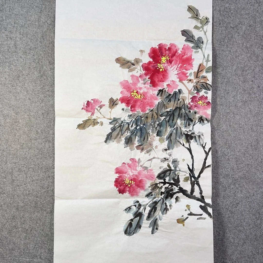 国画067 牡丹花等经济植物和花卉资源