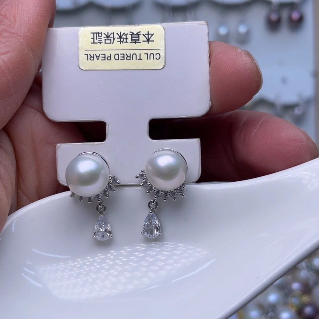 耳饰未镶嵌淡水珍珠