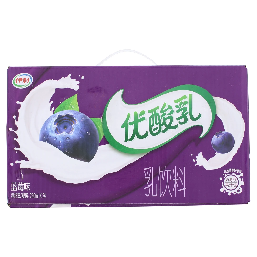 11月优酸乳含乳饮料蓝莓味 6000ml(250ml*24盒)