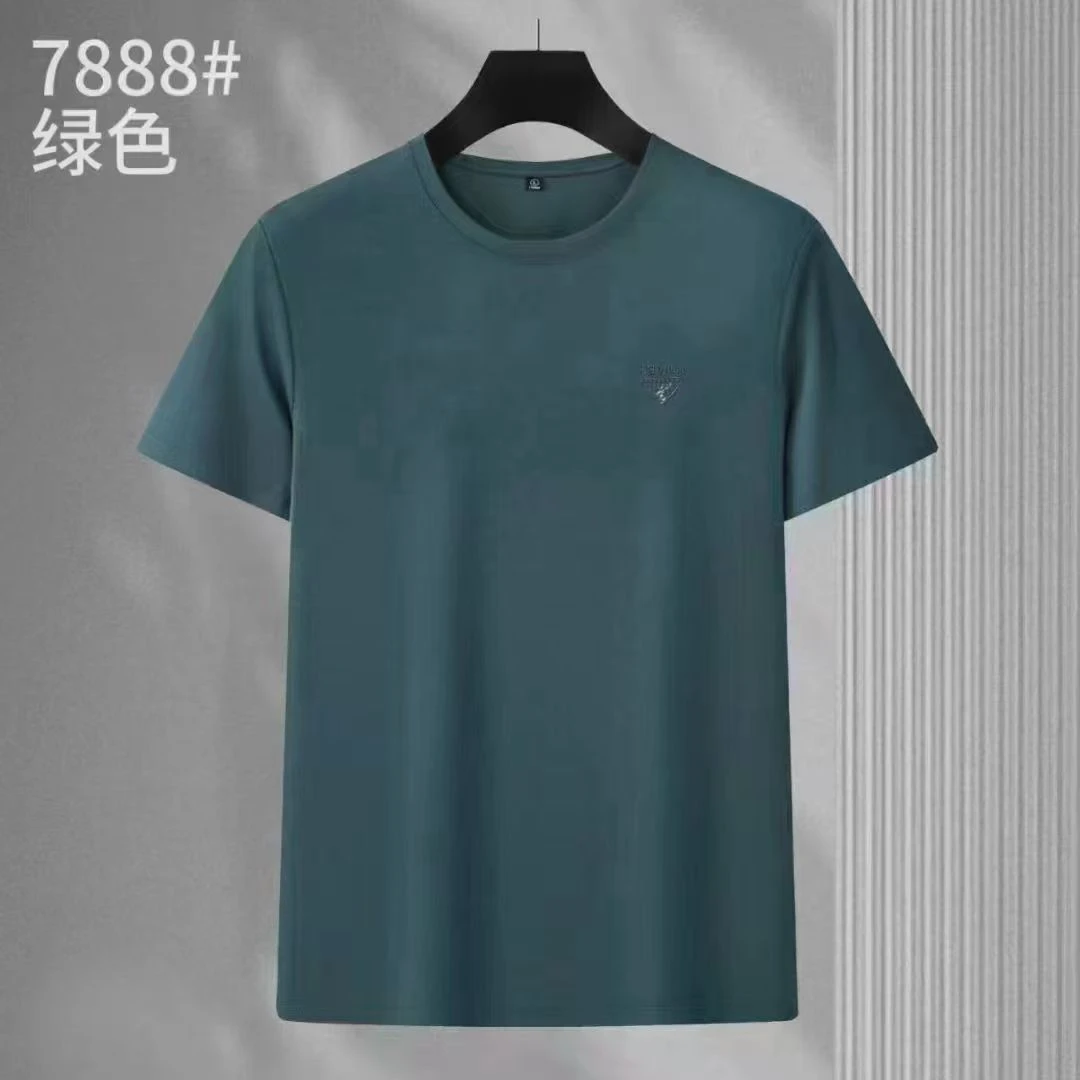 【尚品胖小妞】【7888男士体恤】2025夏季百搭时尚新款男士体恤