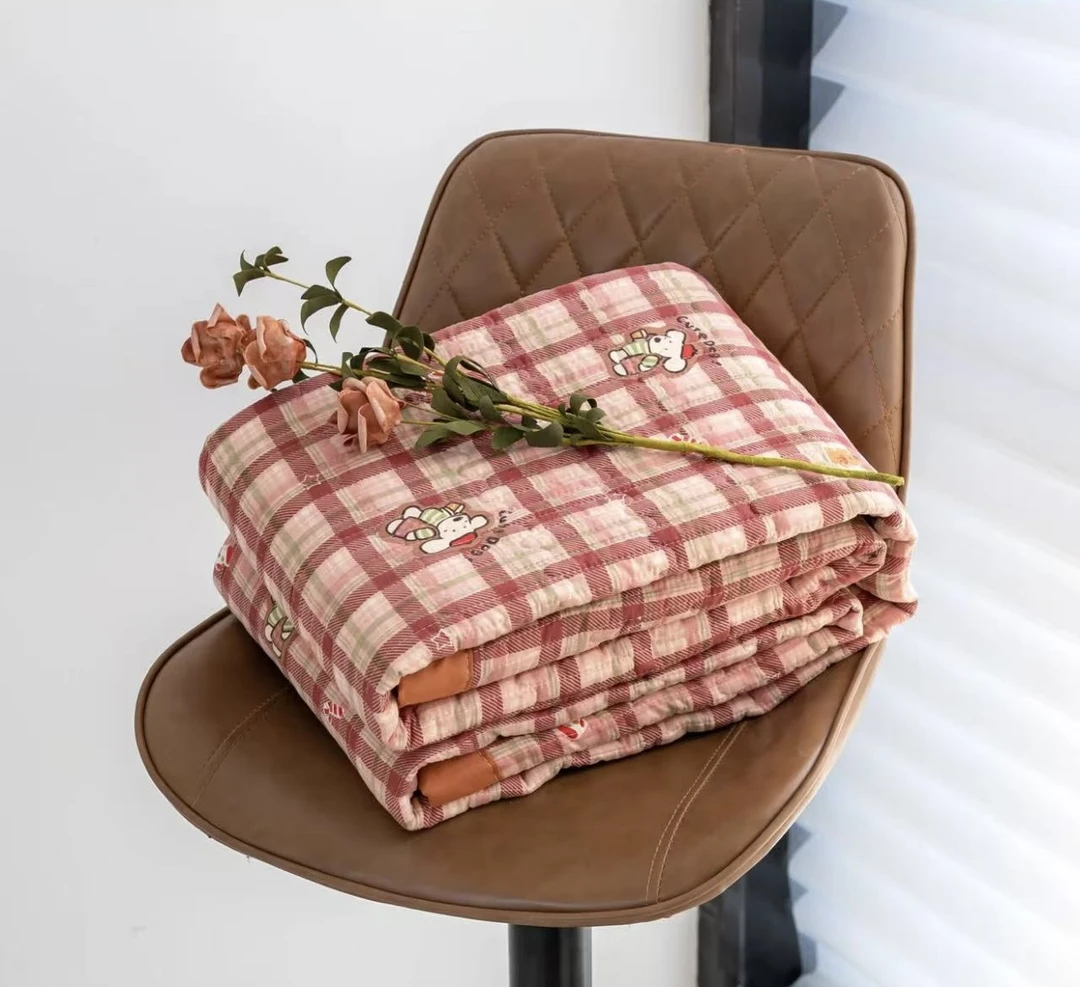 玛奇朵床盖水洗棉四季家居床盖加厚加密可机洗不掉毛