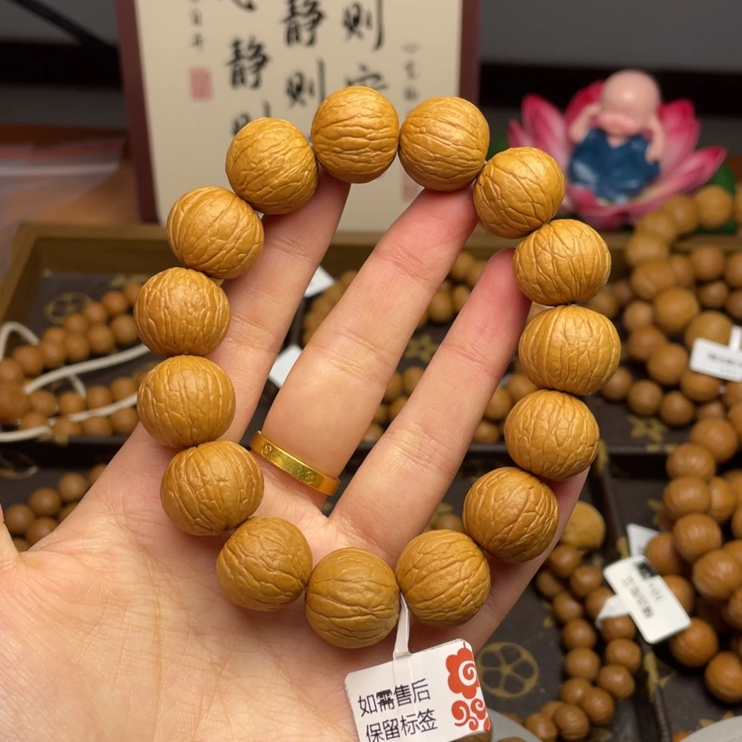 泰***雲猴头核桃手串17大➕