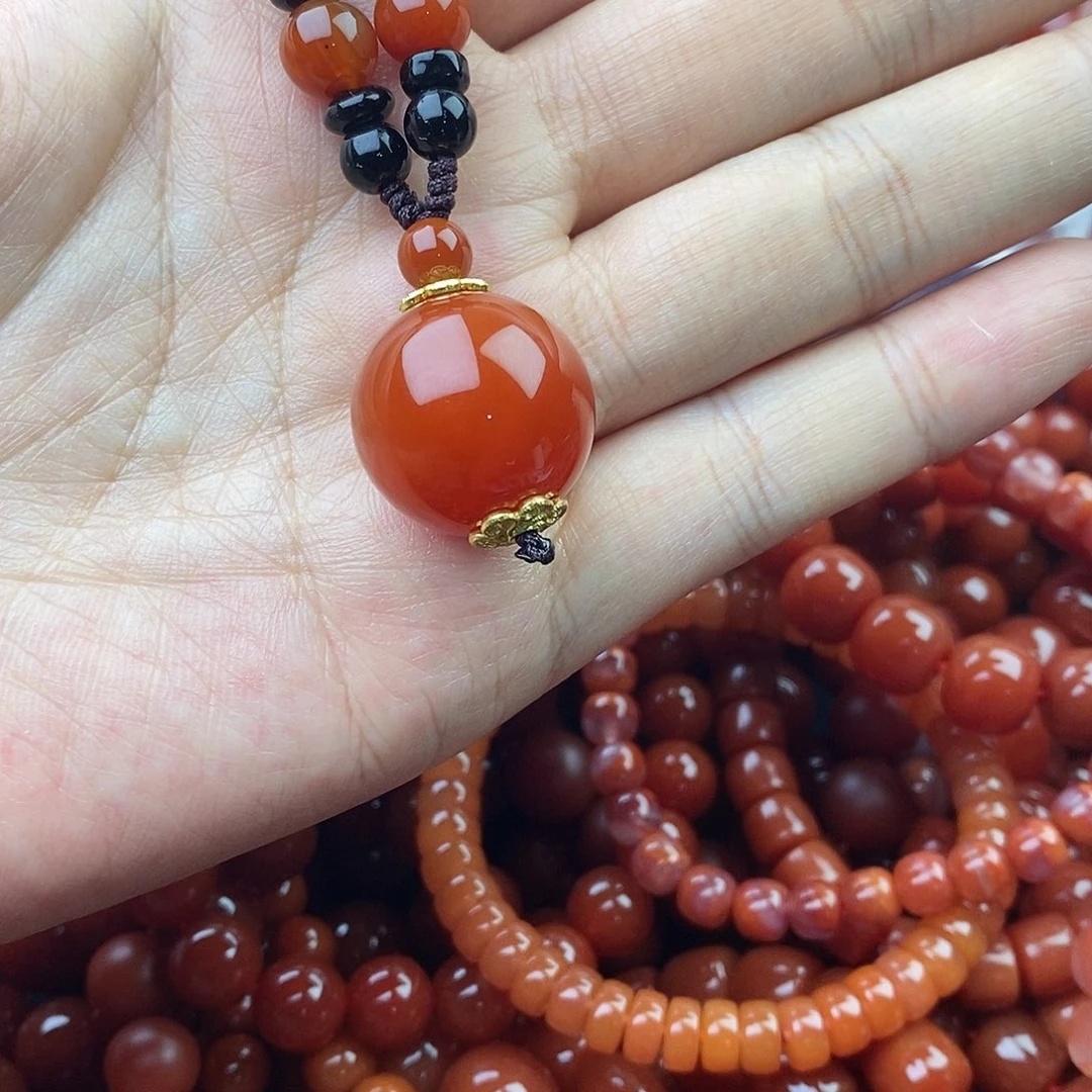 南红玛瑙未镶嵌手链卡2.0
