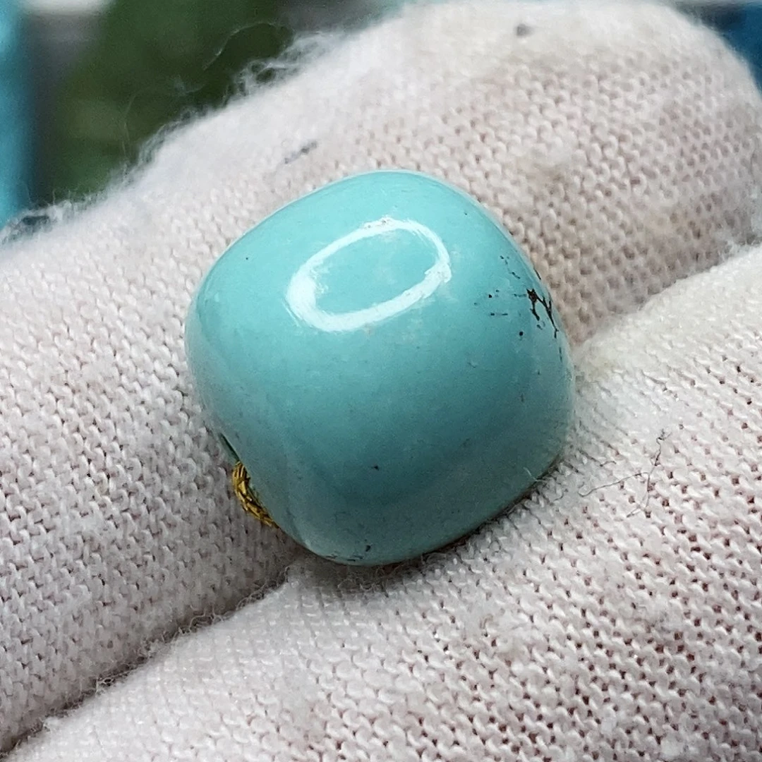 绿松石未镶嵌天然原矿 带武汉地大证书