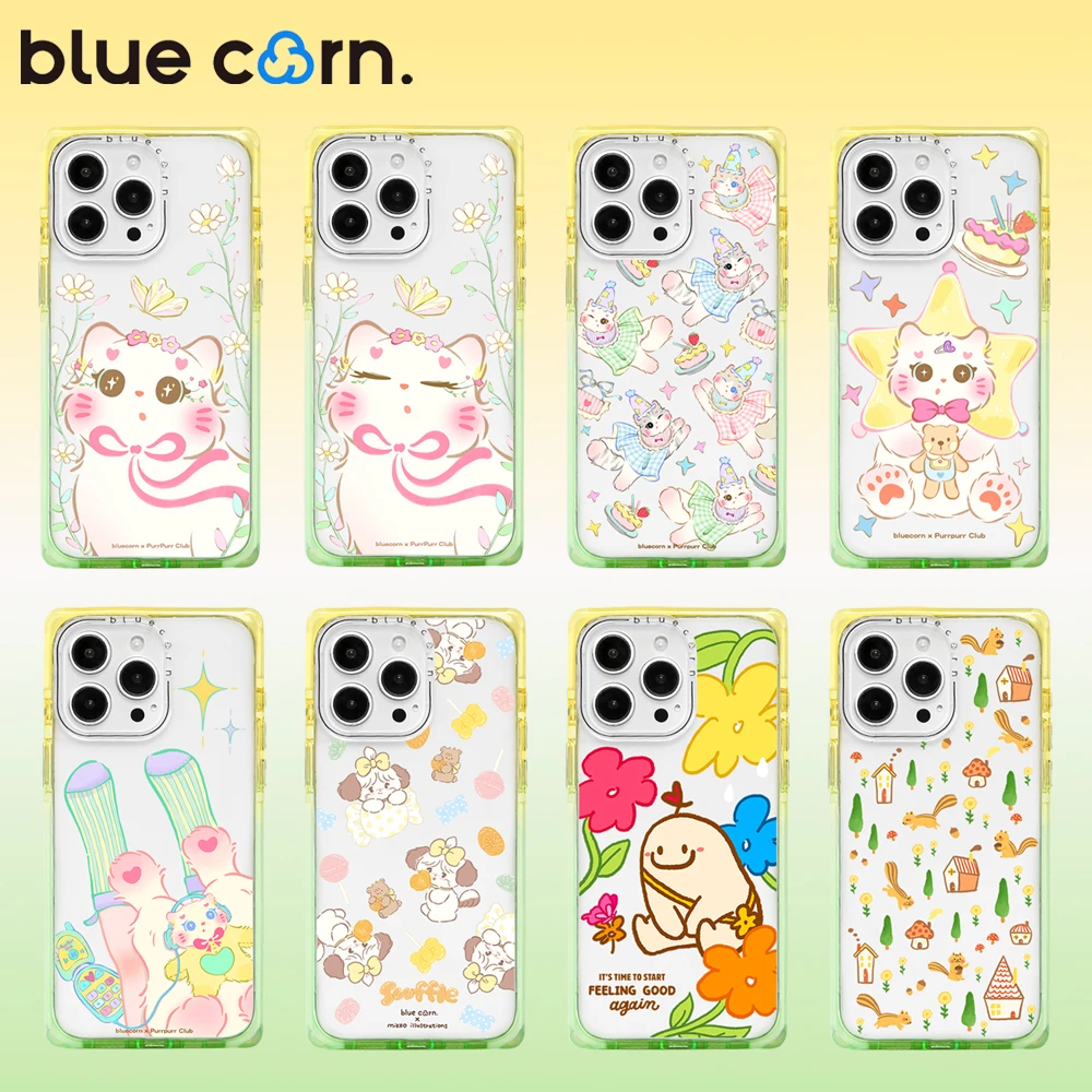 【张醒醒专属】Bluecorn青柠气泡 适用苹果iPhone16/15ProMax手机壳