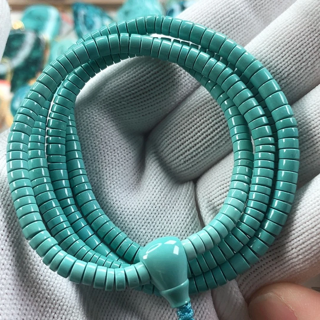 绿松石未镶嵌车挂