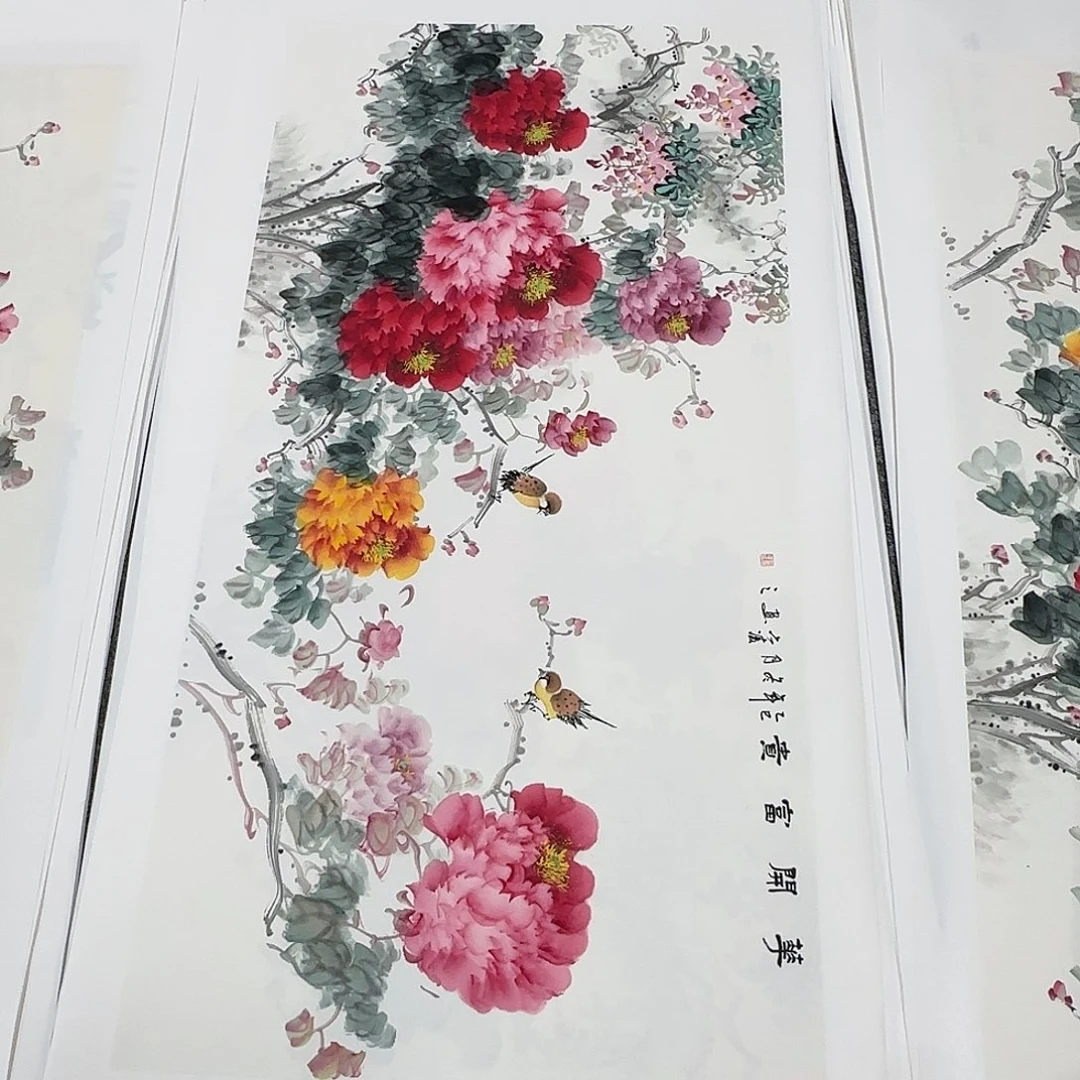 国画180*70纯手绘刘亦凌