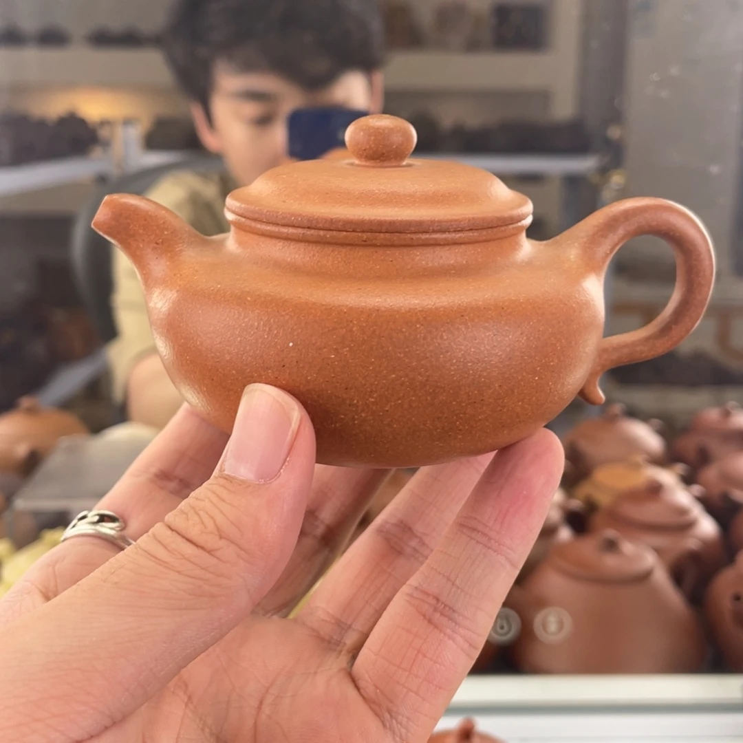 茶壶紫砂150cc黄降坡茶壶