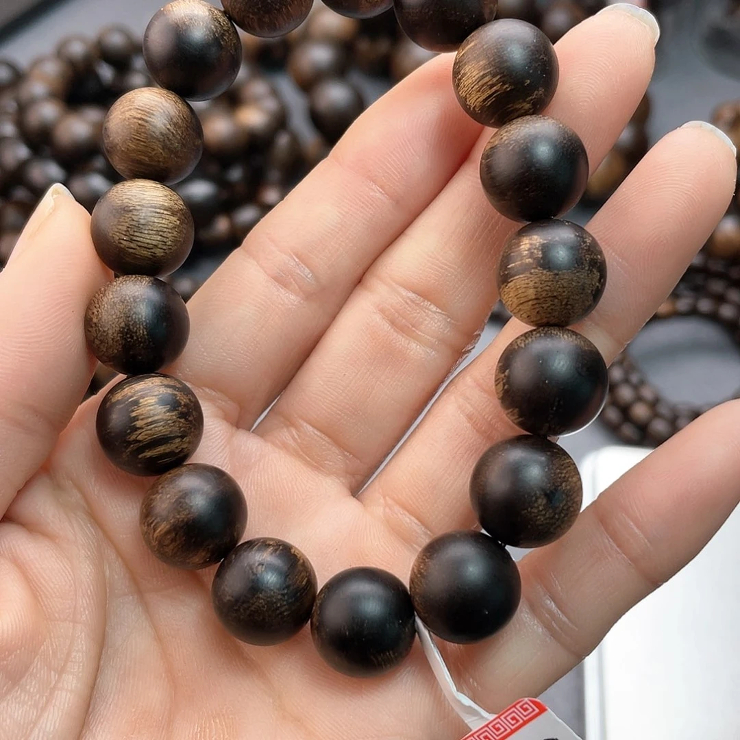 沉香手串用****9白棋瘤疤