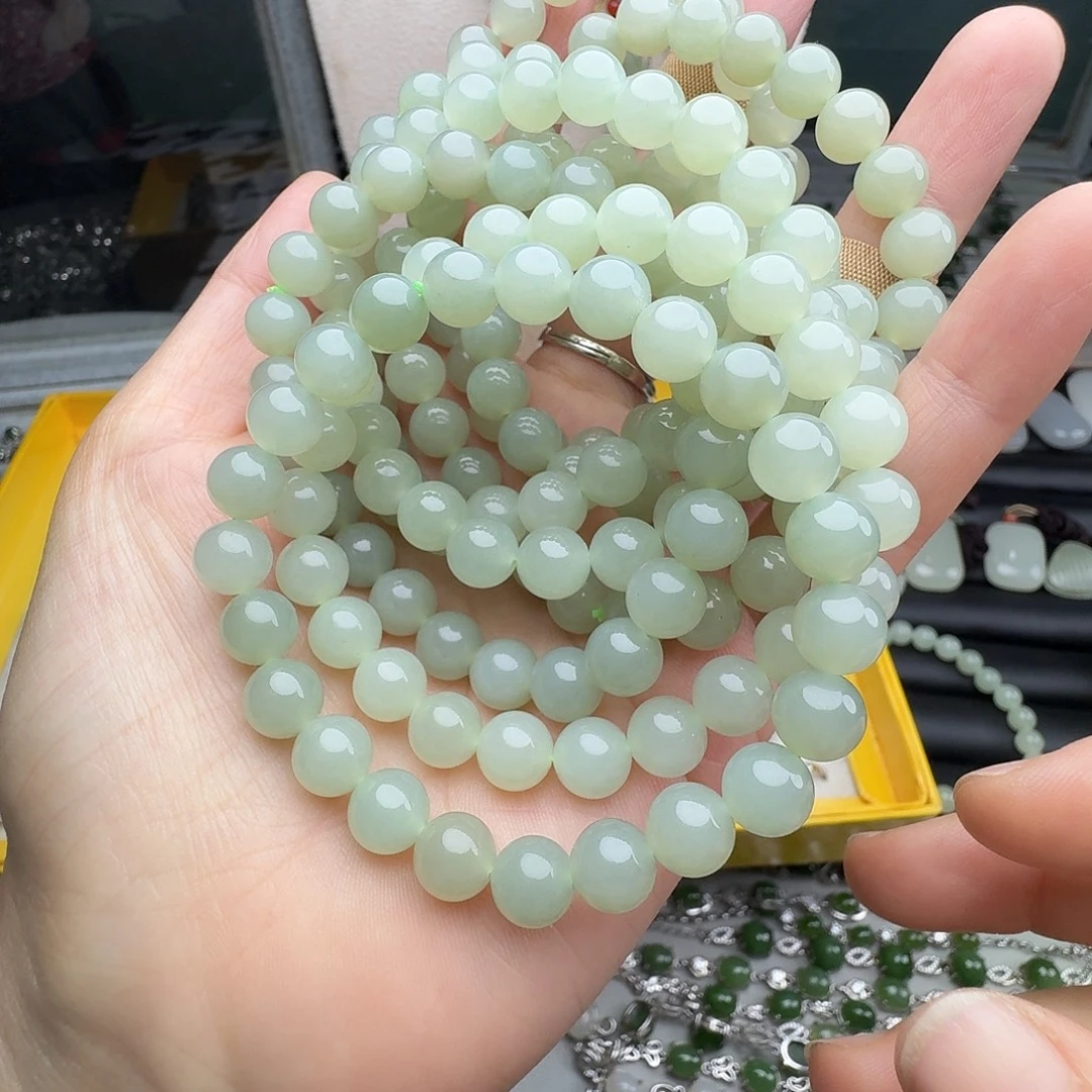 和田玉未镶嵌手链