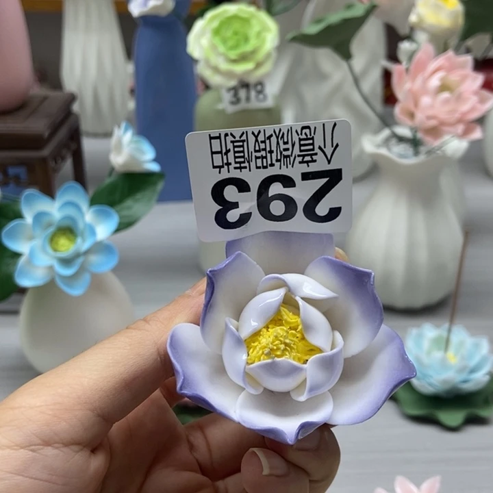 陶瓷手工制作陶瓷花