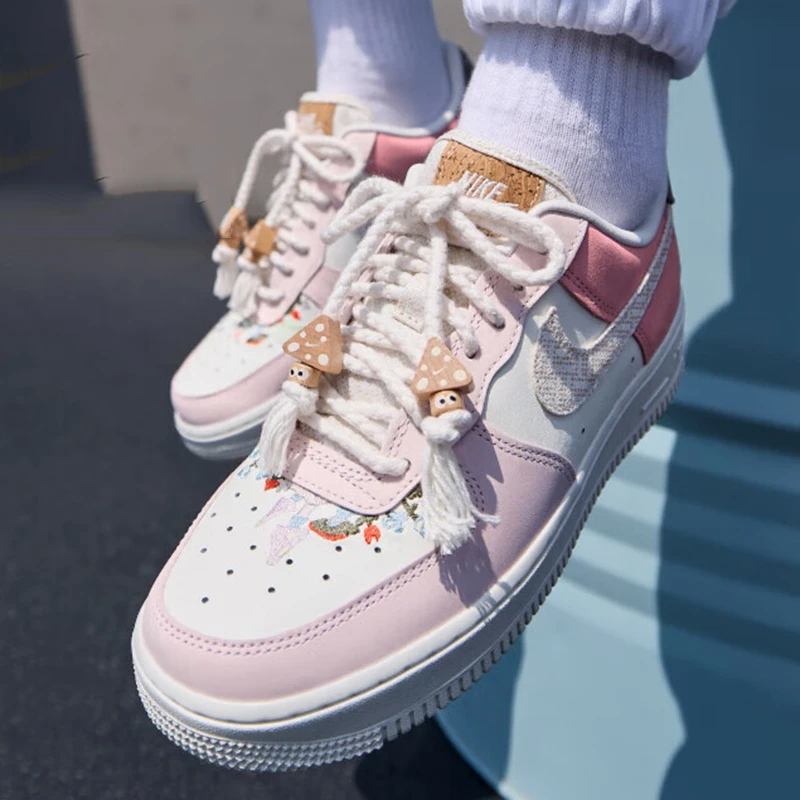 【七夕好礼】耐克女鞋2025新款AF1经典款板鞋空军一号休闲鞋流光风