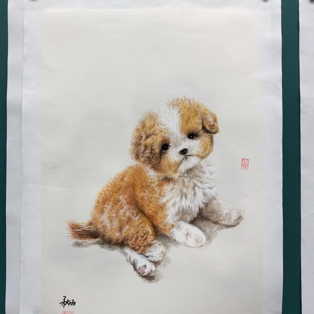 国画艺术家真人手绘