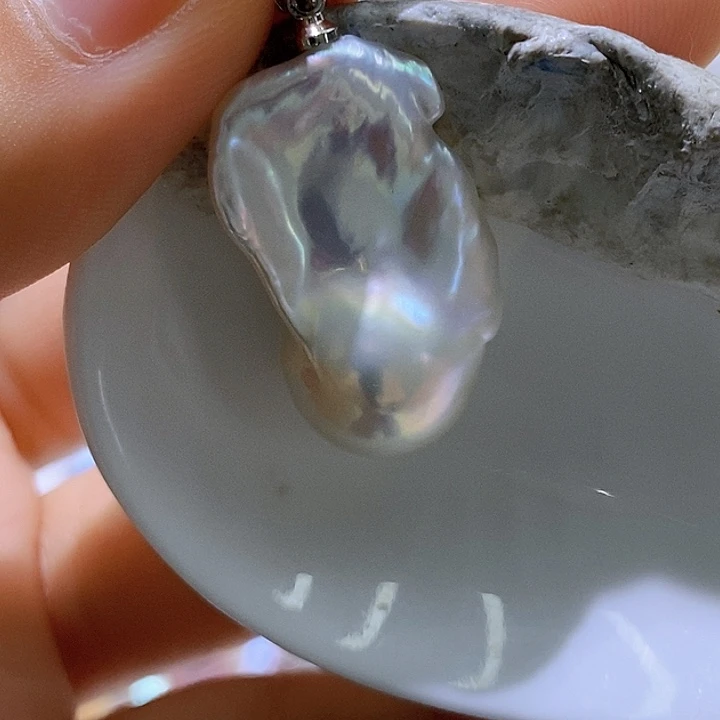 淡水珍珠未镶嵌吊坠(不含链)