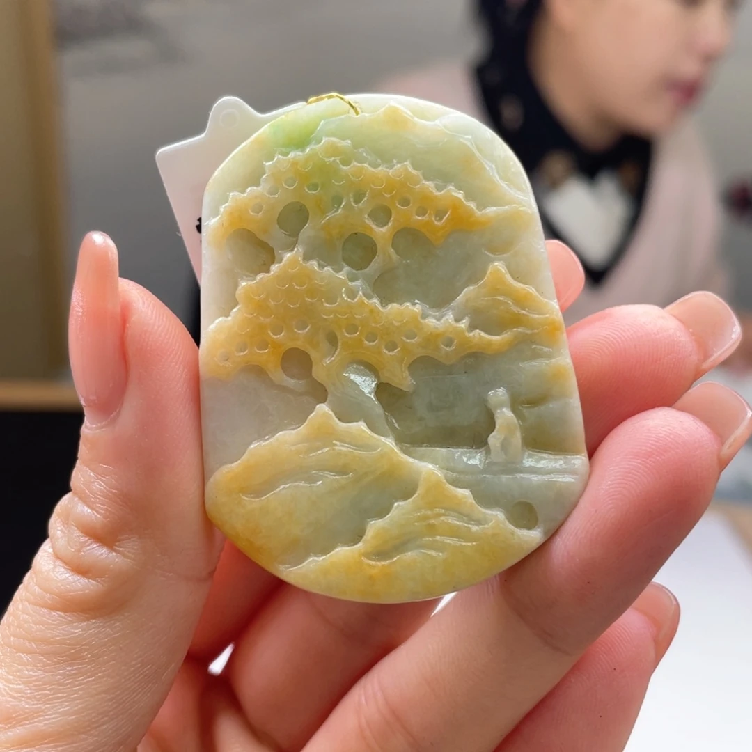 翡翠吊坠(不含链)未镶嵌