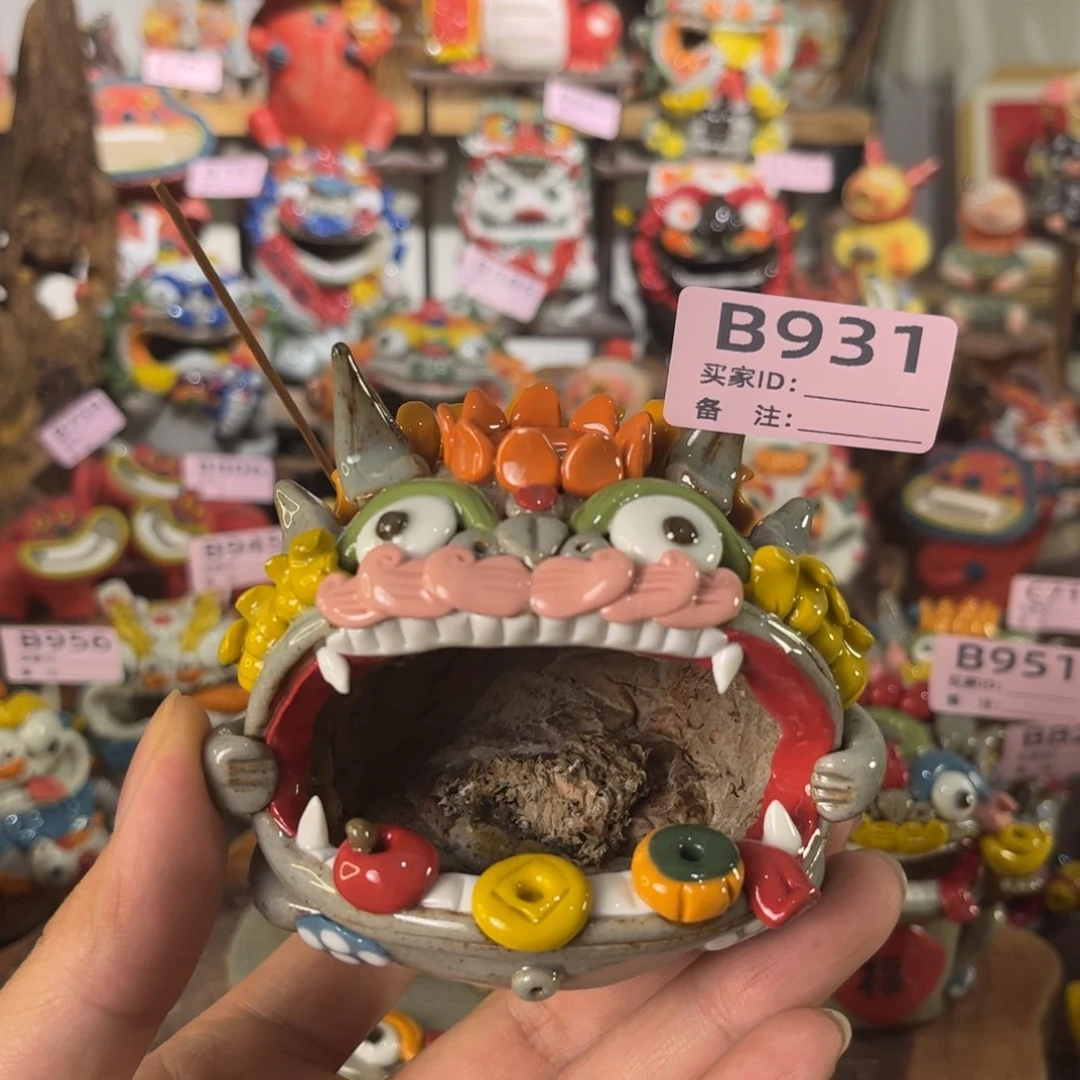 泥塑纯手工茶宠摆件