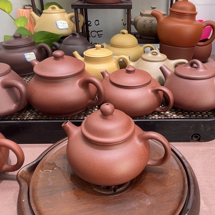 茶壶紫砂台西底槽清容天150cc
