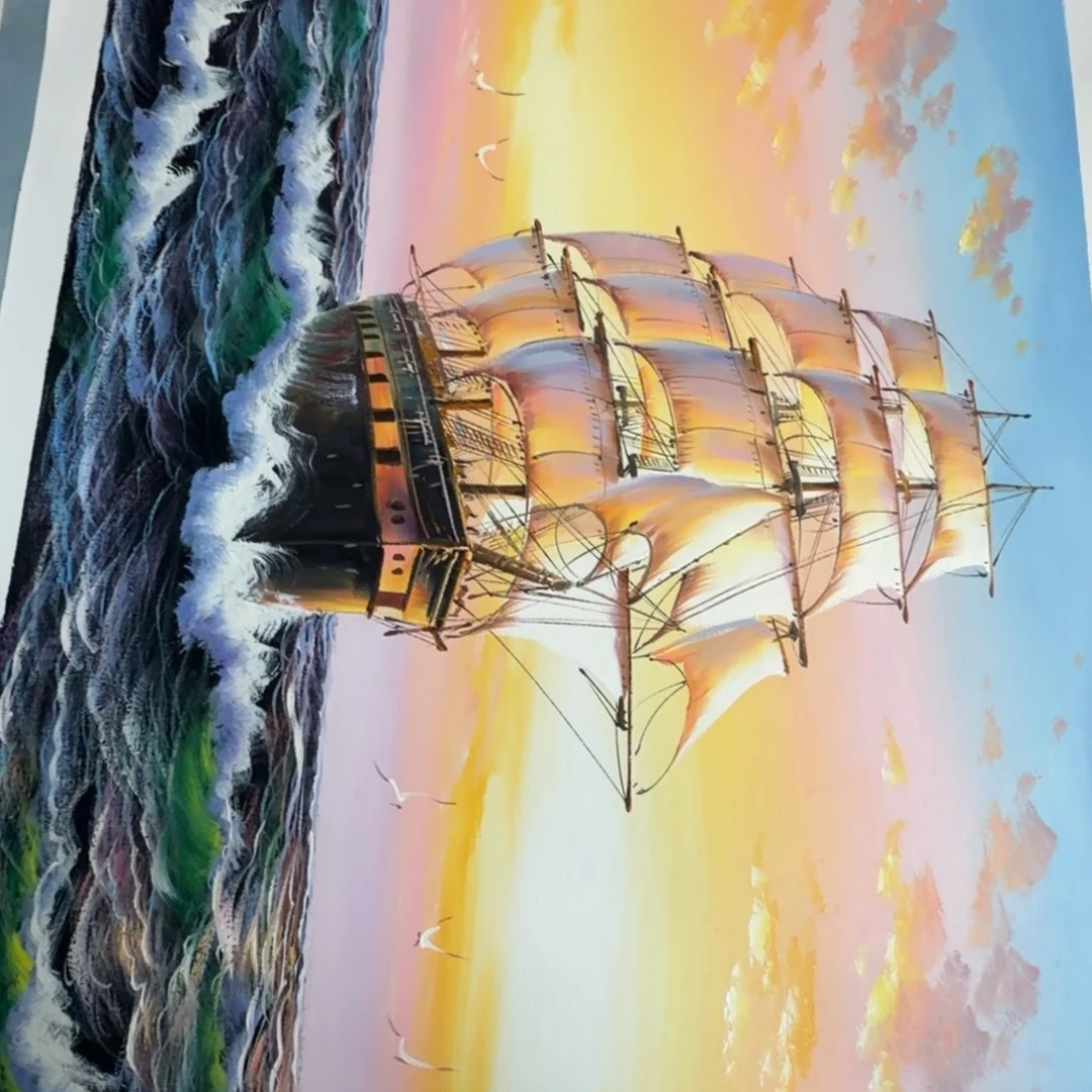 油画加油加油努力加油努力