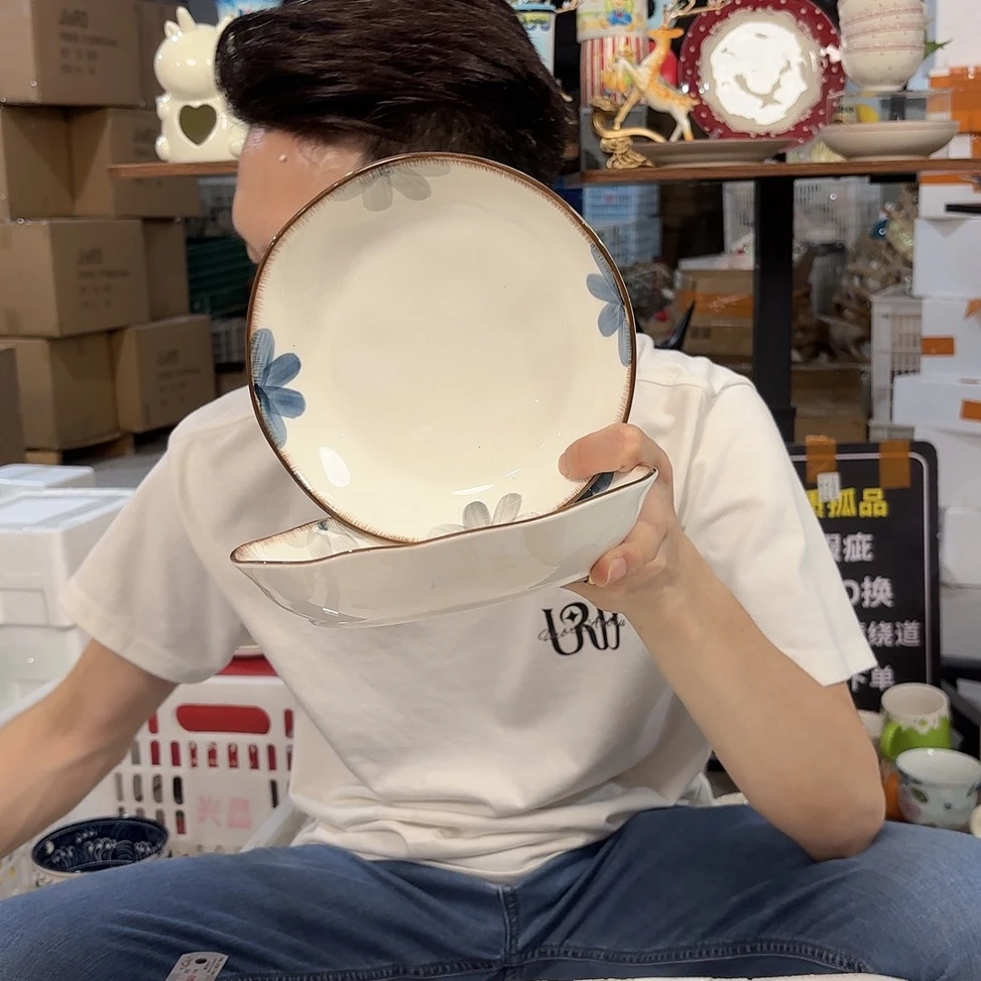 潮州微瑕陶瓷餐具7寸