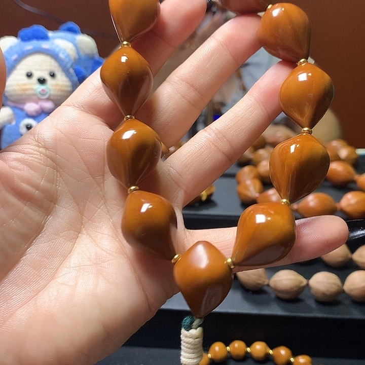 @***森手串/手链橄榄核三花手串8