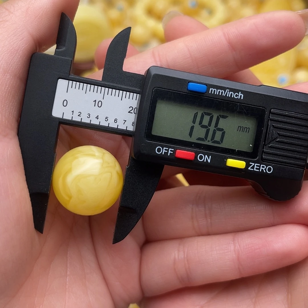 琥珀未镶嵌裸石蜜蜡圆珠梦
