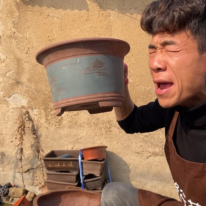 紫砂花盆紫砂器，紫砂器，紫砂