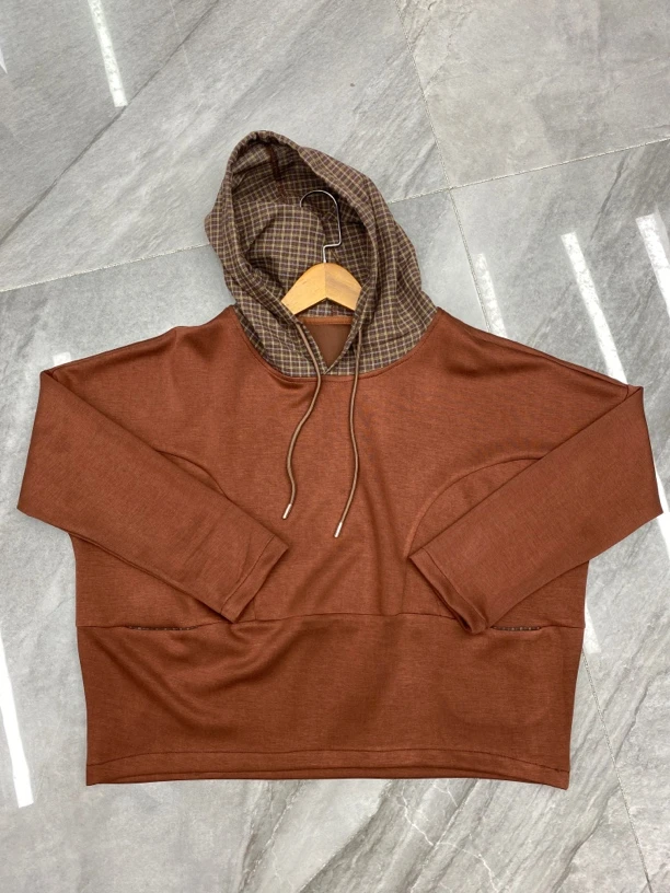 秋季薄款连帽卫衣时尚宽松上衣