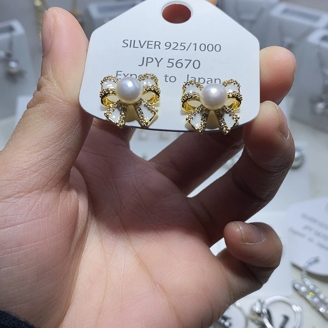 耳饰未镶嵌淡水珍珠