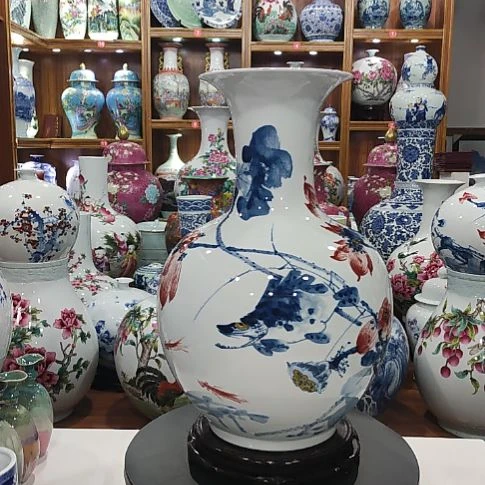 瓶景德镇陶瓷花瓶子