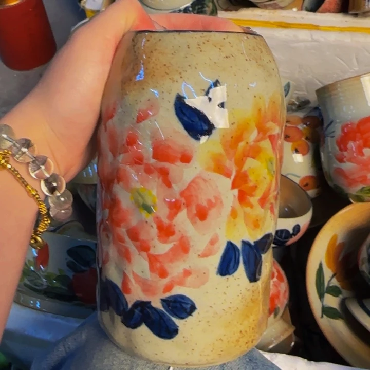 瓷片景德镇陶瓷手工手绘福利