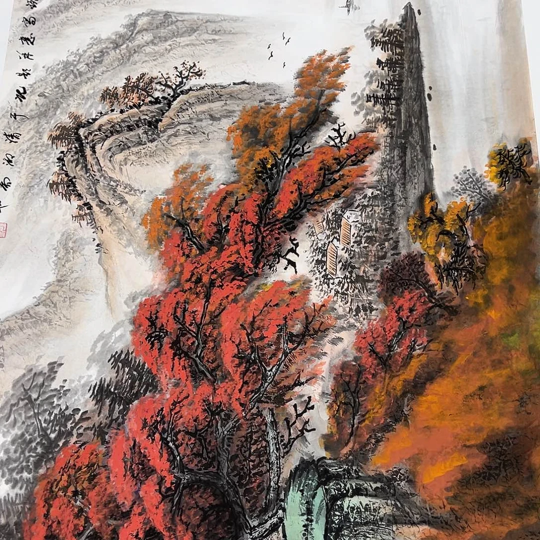 国画国画纯手绘作品欣赏