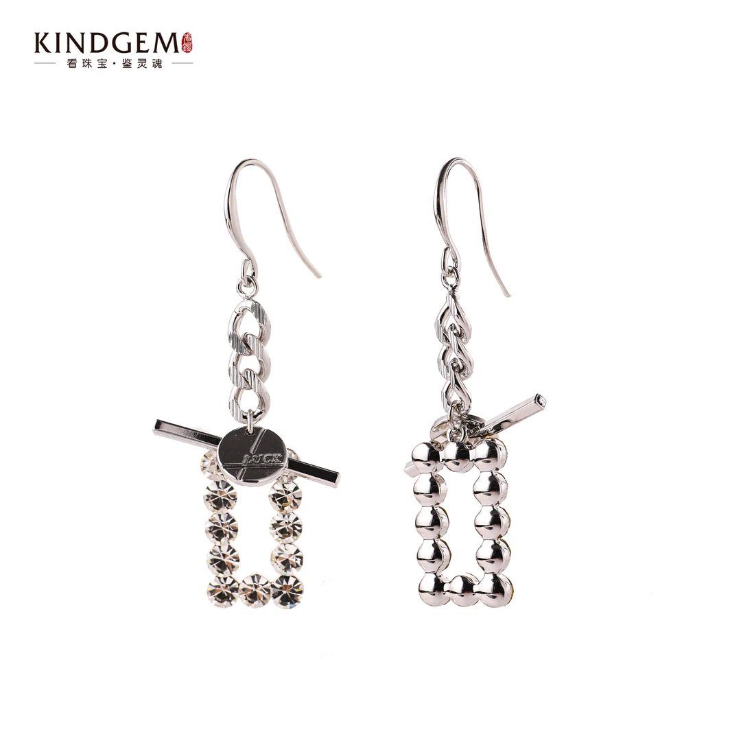 铜合金耳饰 轻奢个性潮酷小众简约百搭时尚耳环 AS43XIPC-26351