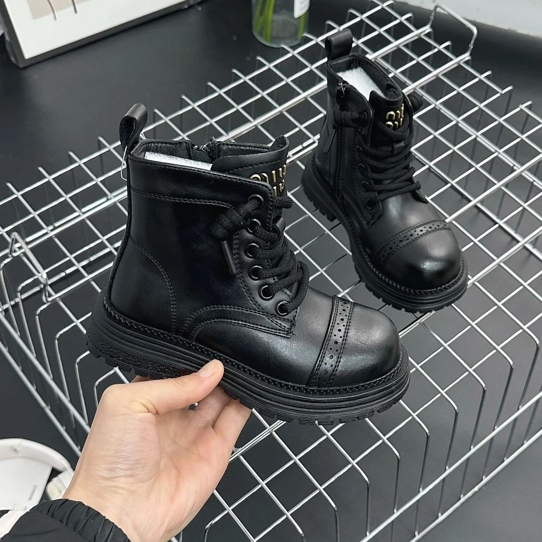 63015高端专享冬季舒适马丁靴（高）黑色