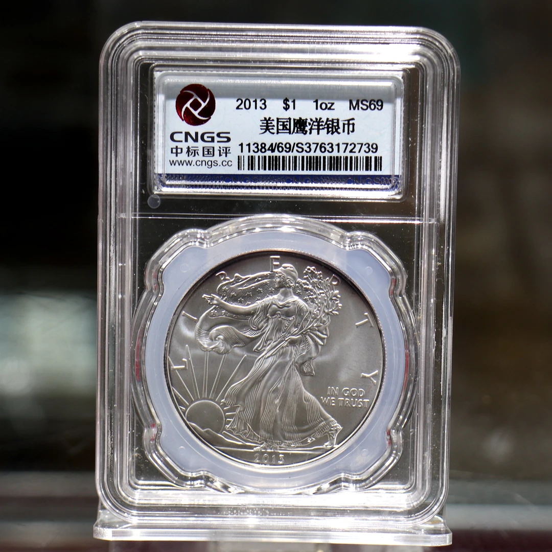 2013年鹰洋1盎司银币