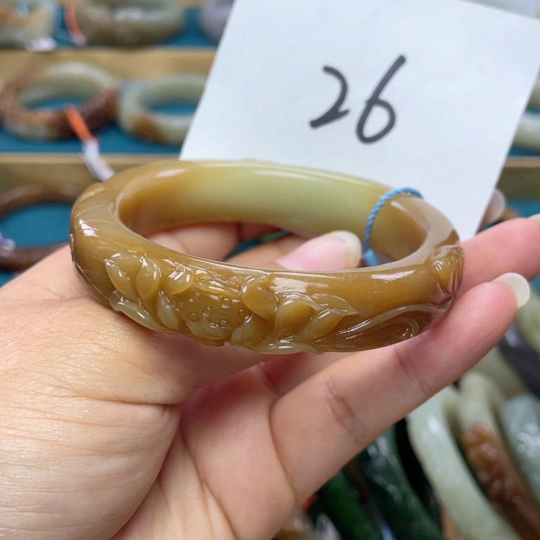 未镶嵌手镯和田玉圈口58