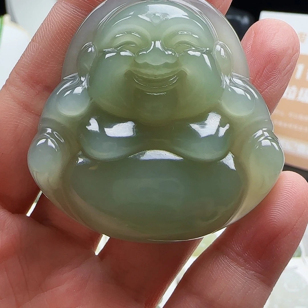 和田玉18K金镶嵌颈饰50