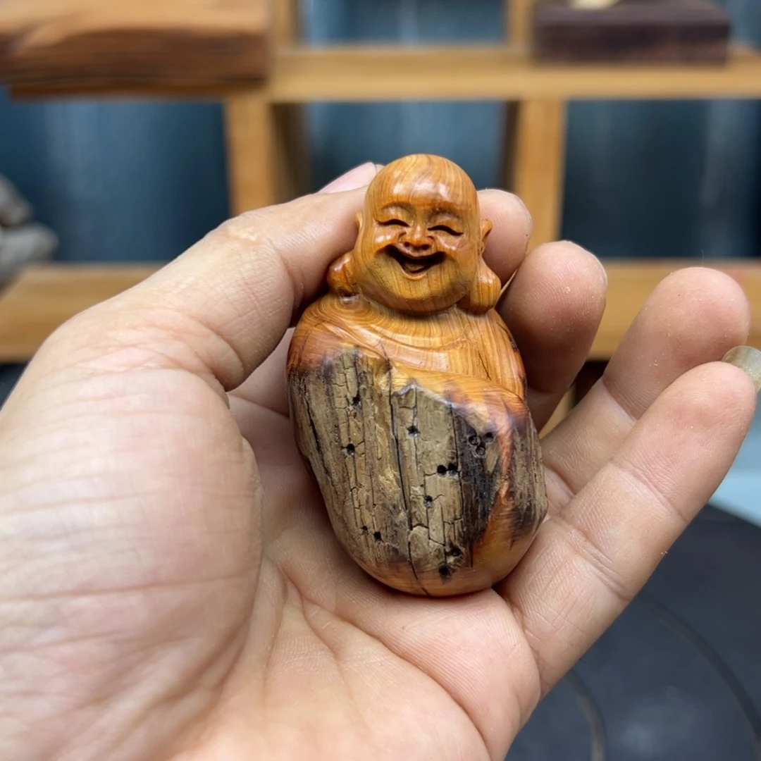 木海*崖柏木摆件手把件