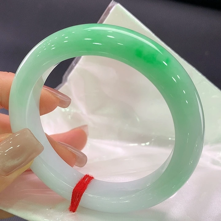 未镶嵌手镯翡翠正圈53