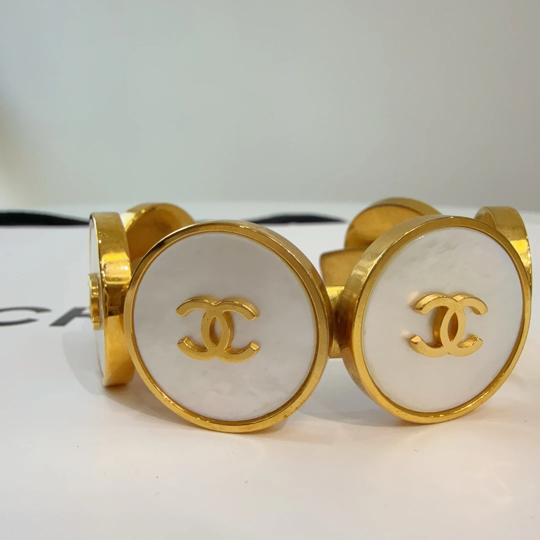 95新 Chanel/香奈儿 Chanel vintage香奈儿中古贝母手镯